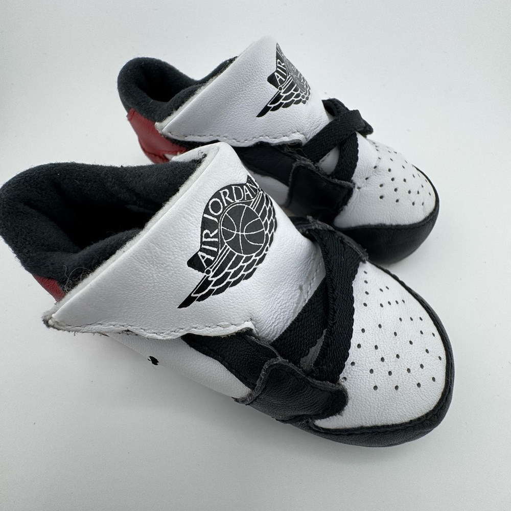 Air Jordan Black and White Baby Sneakers